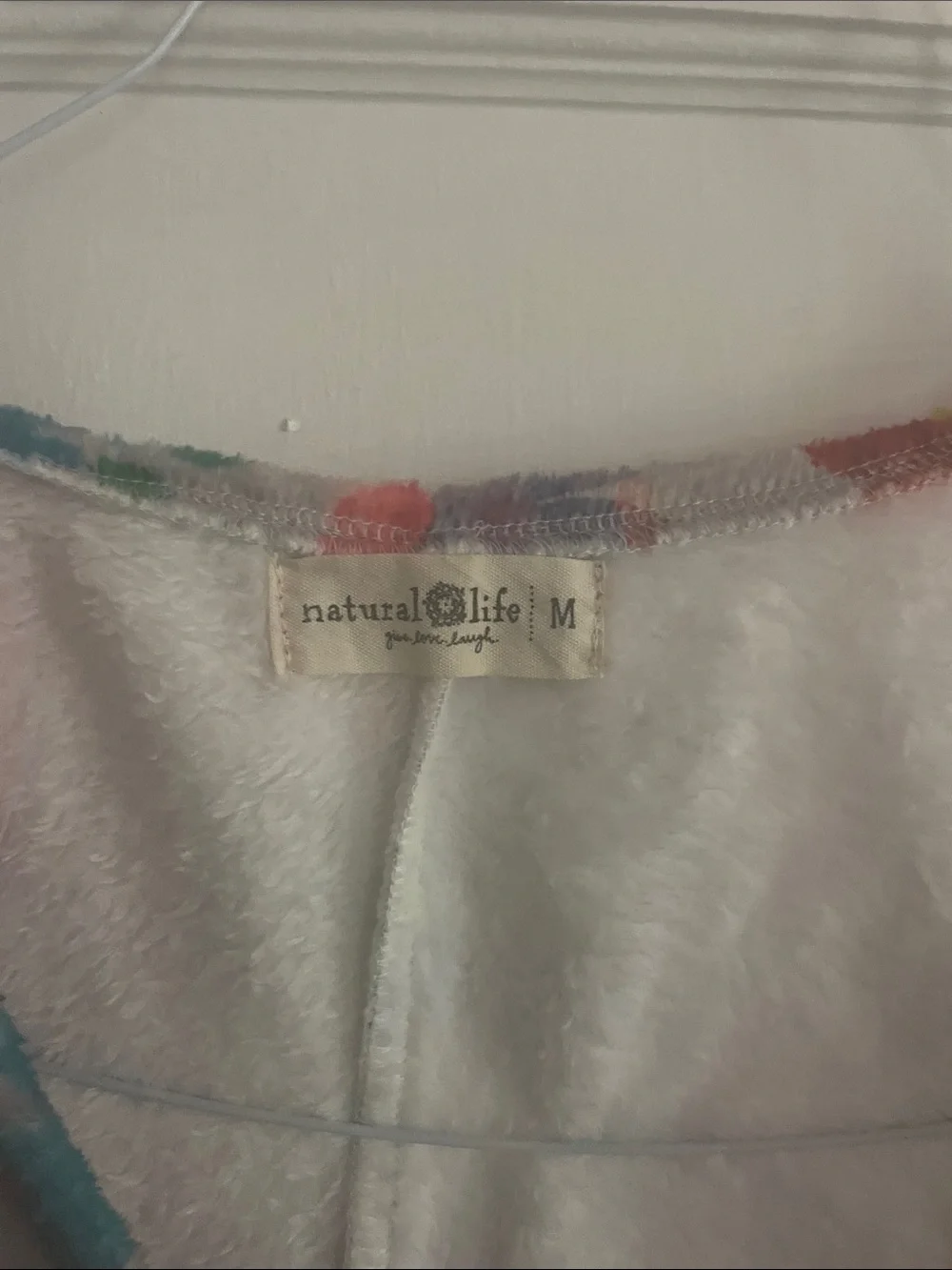 NATURAL LIFE Women’s Pajama Onesie — Multicolor Love Print - Picture 2 of 4